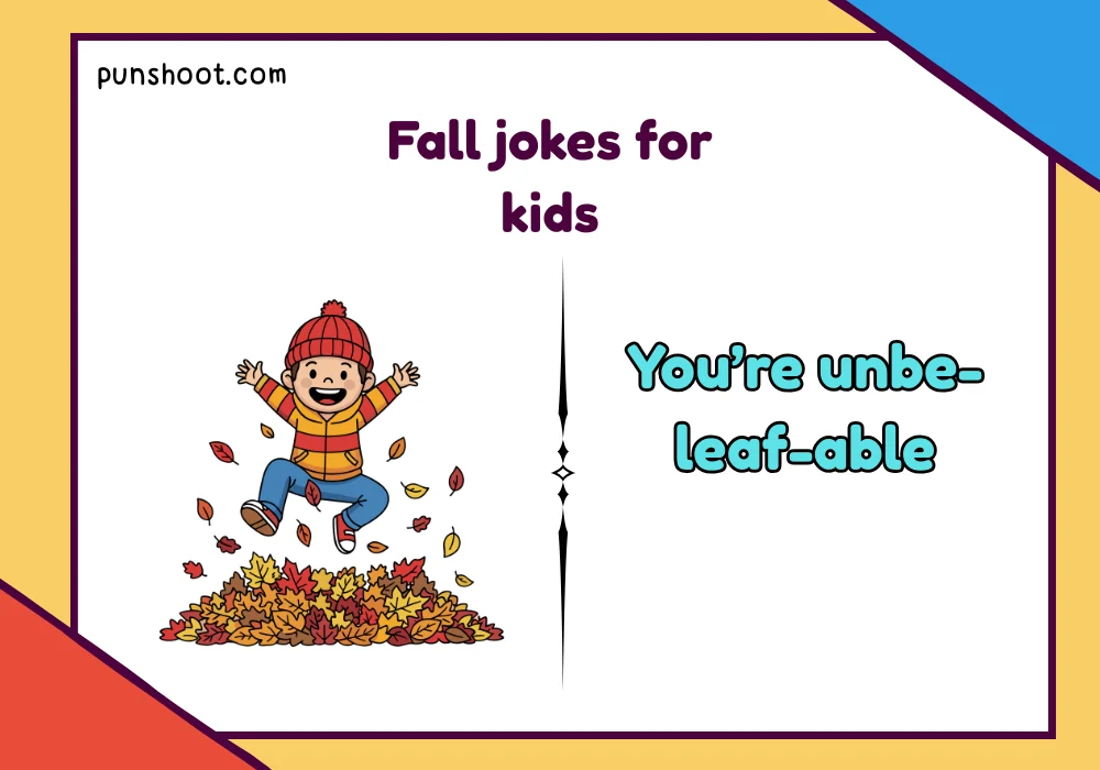 Fall jokes for kids